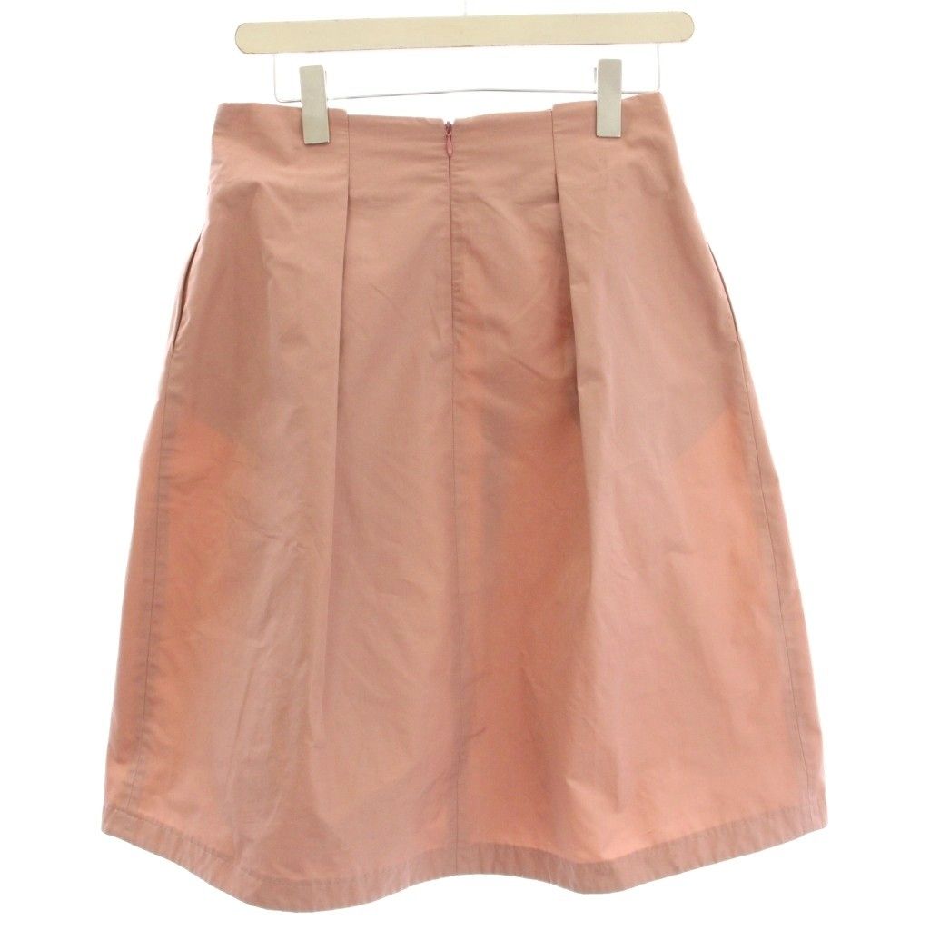 ジルサンダー JIL SANDER スカート 38 ピンク ひざ丈 サイドポケット