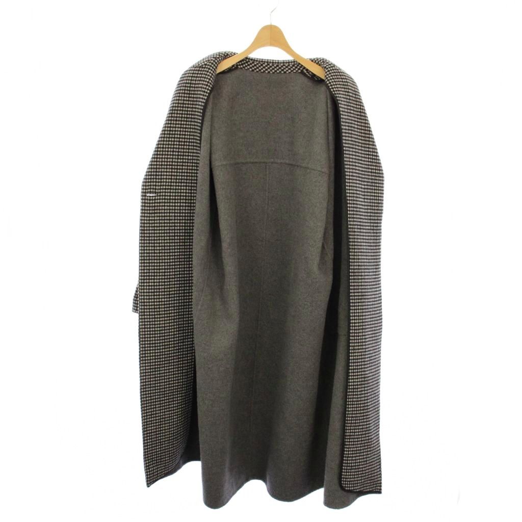 アダムエロペ Adam et Rope' チェスターコートーコート ウール 38 黒