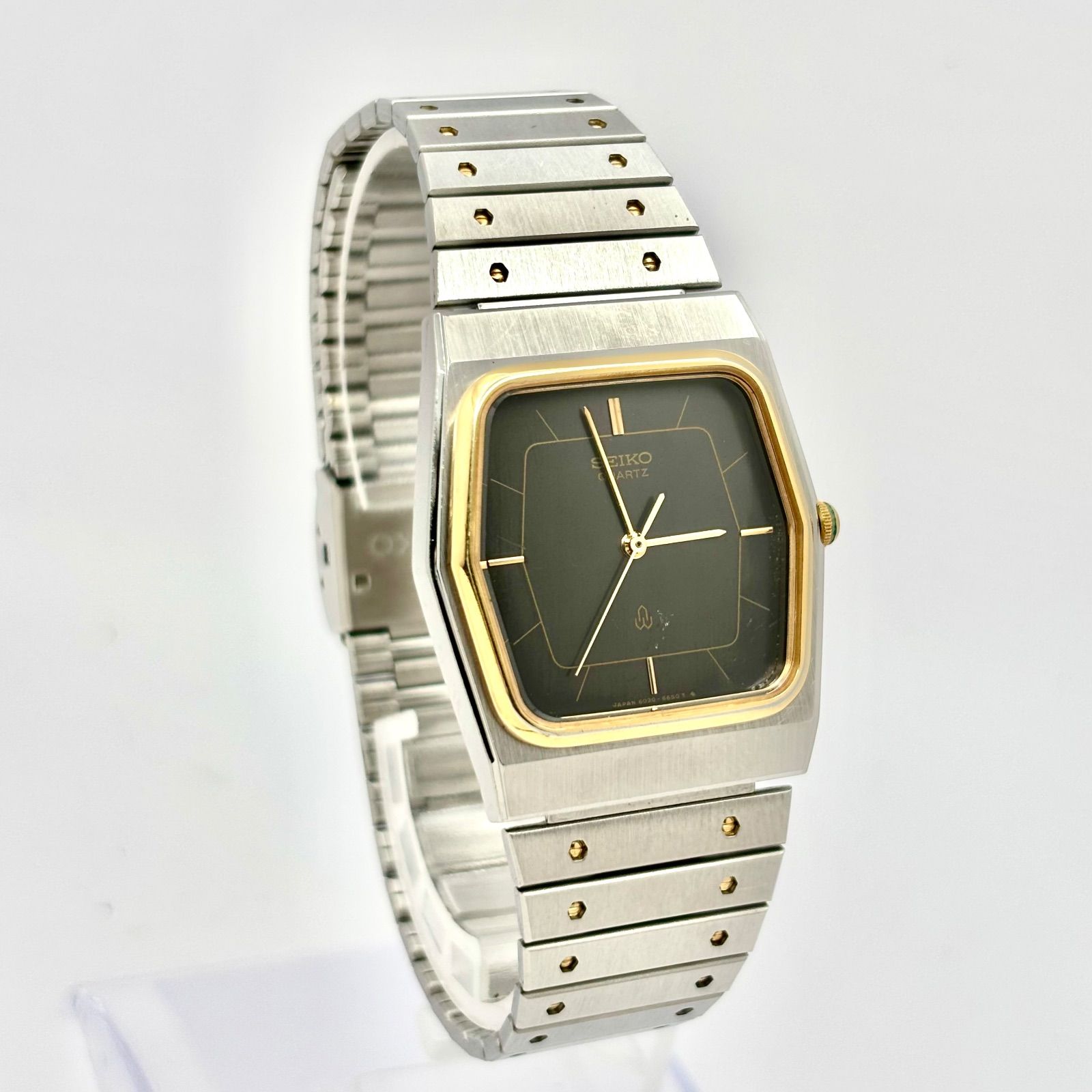 新品電池】SEIKO セイコー メンズ 腕時計 6030-5560 231256 純正ベルト