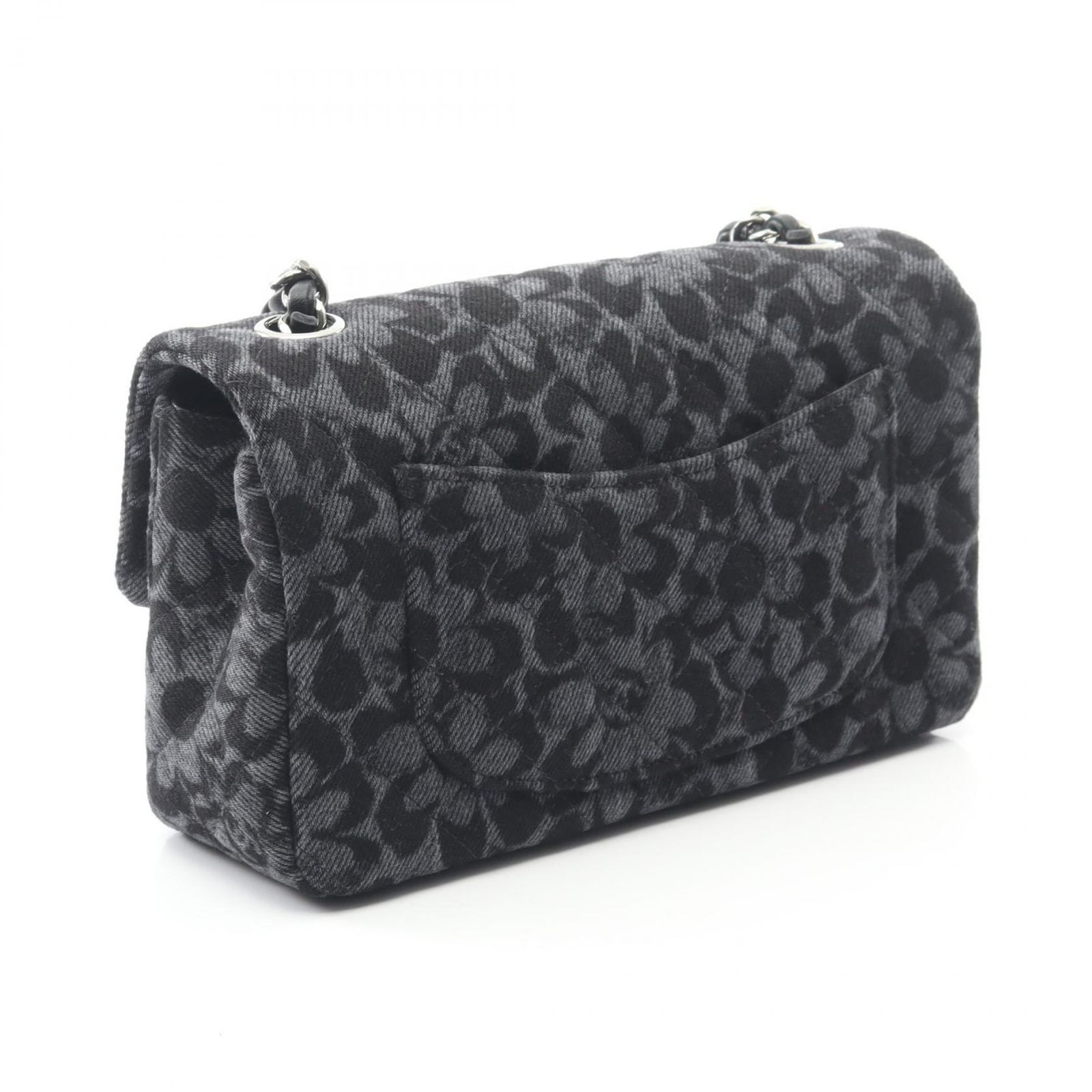 シャネル CHANEL ミニマトラッセ20 ショルダーバッグ バッグ デニム レディース グレー系 / ブラック系 【中古】 シャネル CHANEL ショルダーバッグ ミニマトラッセ20 ブラック/グレー