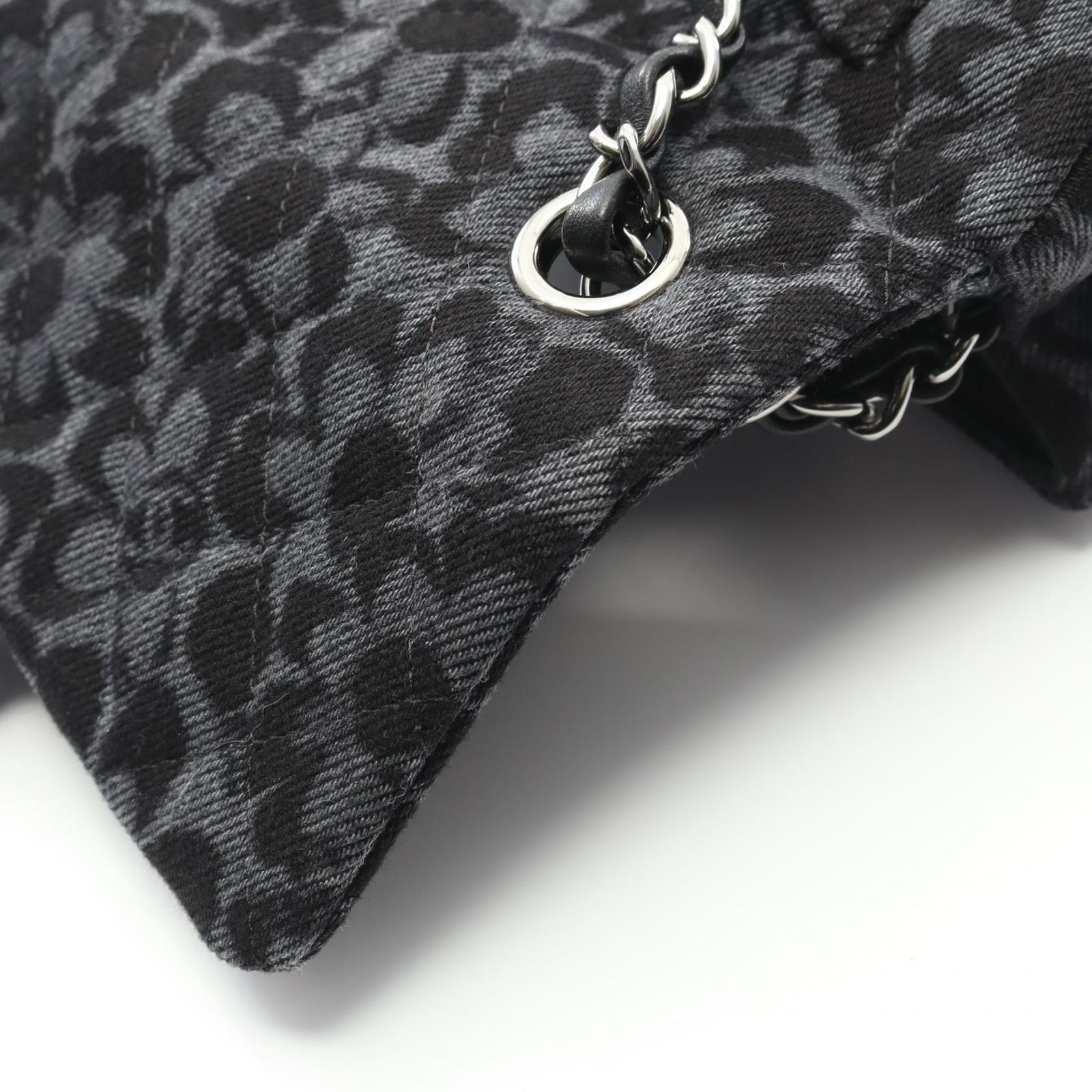 シャネル CHANEL ショルダーバッグ ミニマトラッセ20 ブラック/グレー