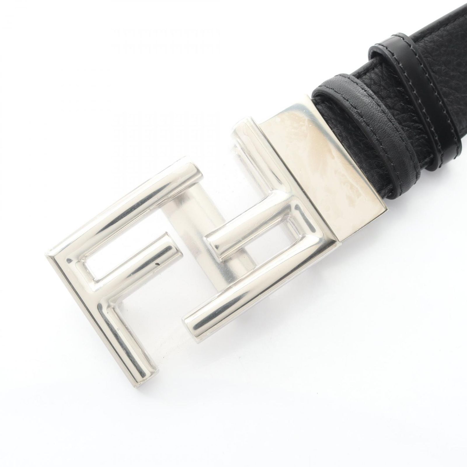 フェンディ FENDI ベルト FFロゴ バックル 7C034470JF0GXN ブラック