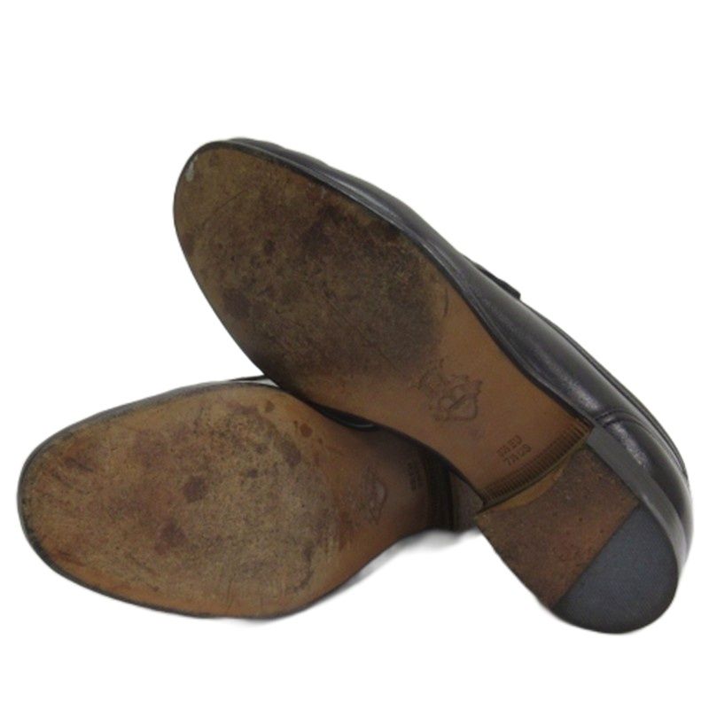 バリー BALLY ビット ローファー シューズ ブラック 6.5E 人気 26.5cm