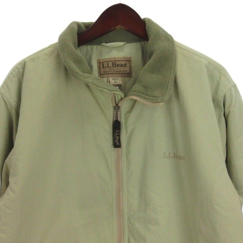 エルエルビーン L.L.BEAN ナイロンジャケット ブルゾン 裏フリース 中