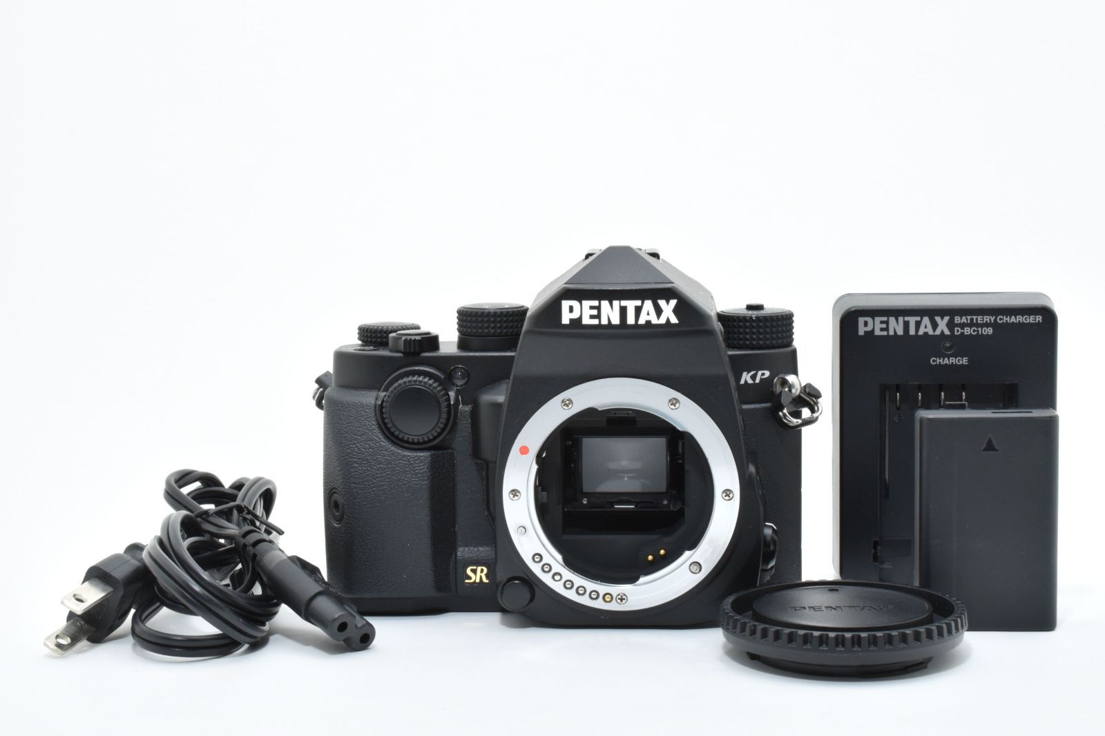 1857ショット!! 上品 Pentax Kp ブラック バッテリーチャージャーセット