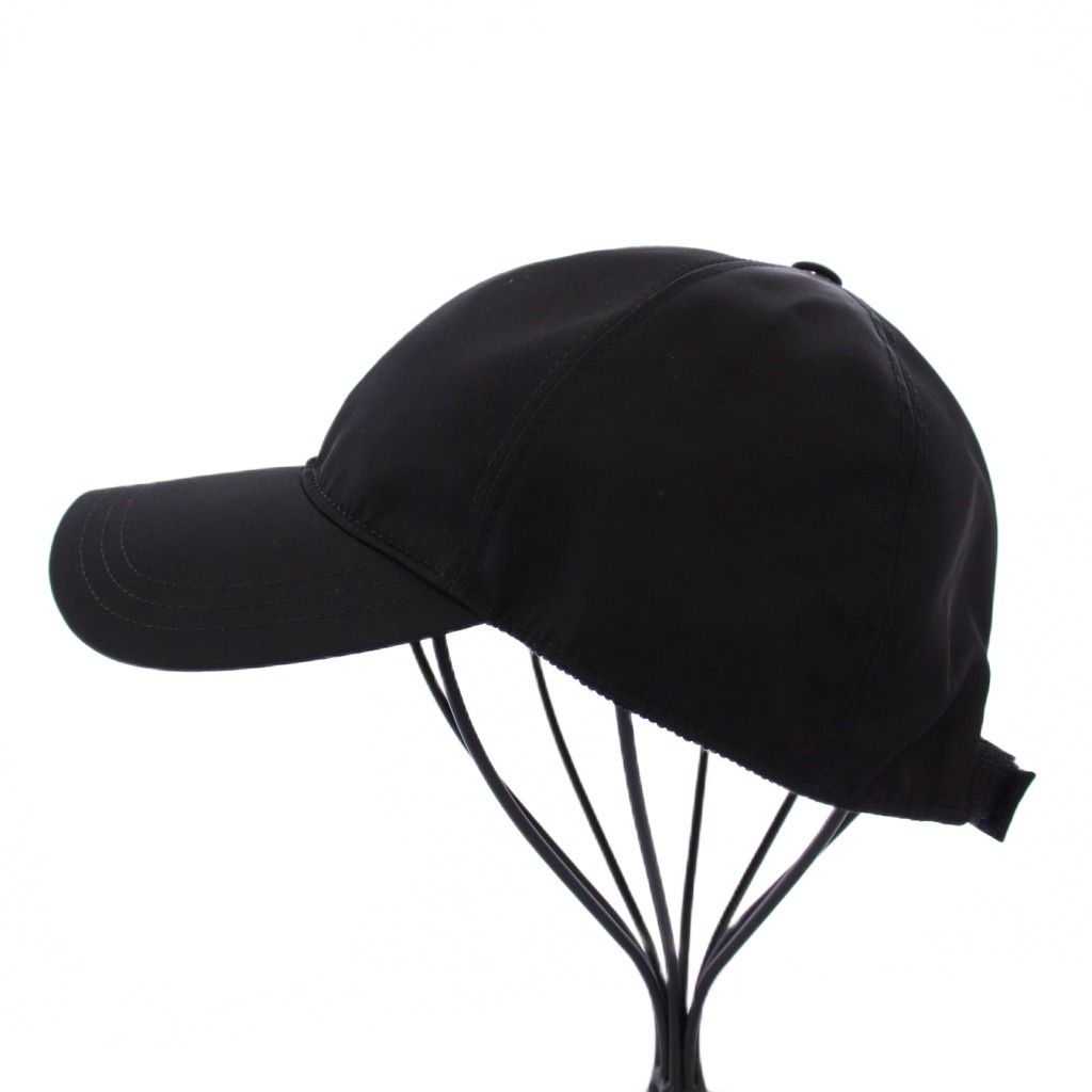 プラダ PRADA Re-Nylon ベースボールキャップ 野球帽 M 黒 /KH □OH