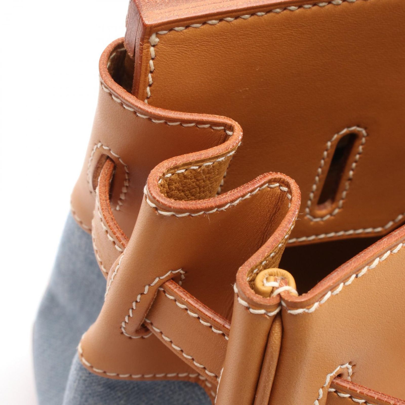 エルメス HERMES ハンドバッグ バーキン30 デニムブルー デニムブルー