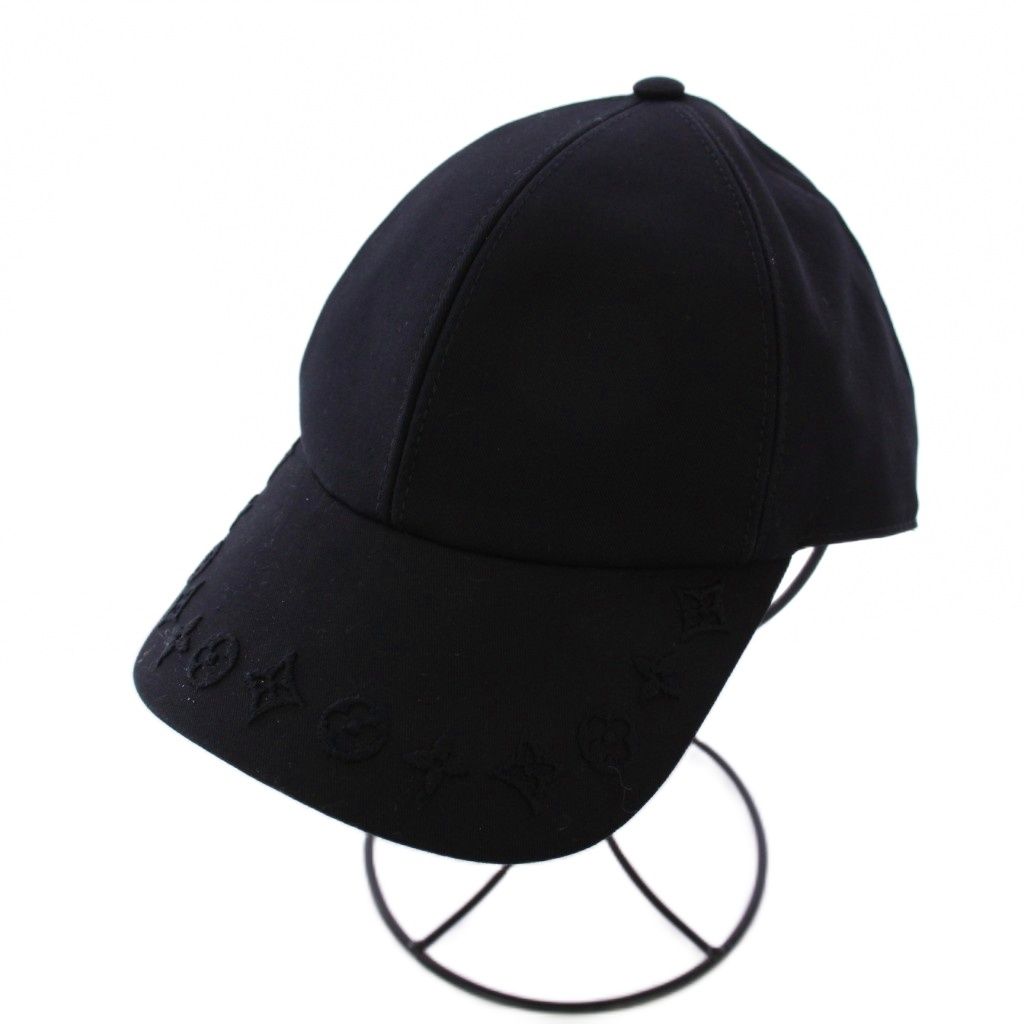 ルイヴィトン LOUIS VUITTON フィリグラム キャップ モノグラム 黒 M 7293 |KH OH
