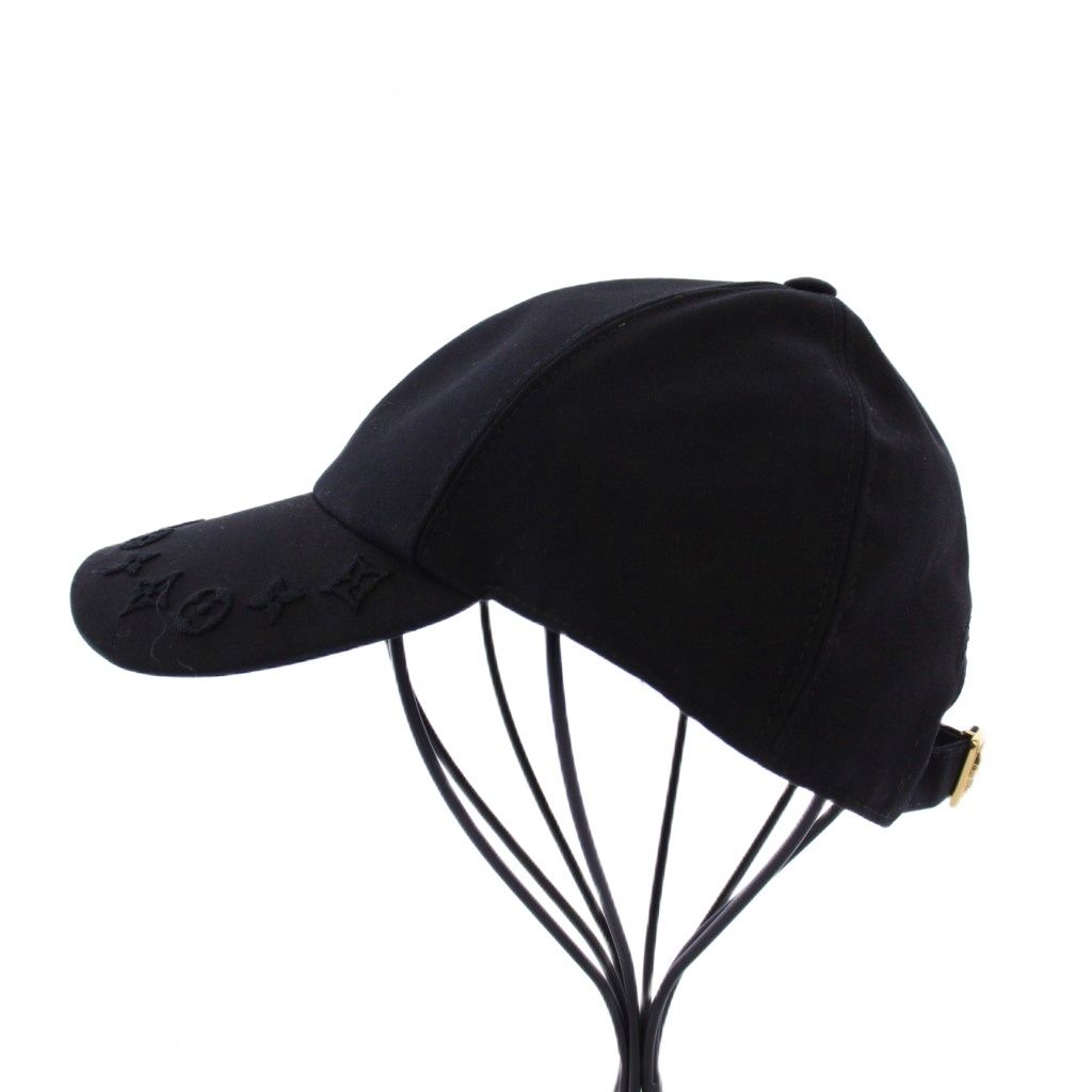  ルイヴィトン LOUIS VUITTON フィリグラム キャップ モノグラム 黒 M 7293 KH OH キャップ 帽子