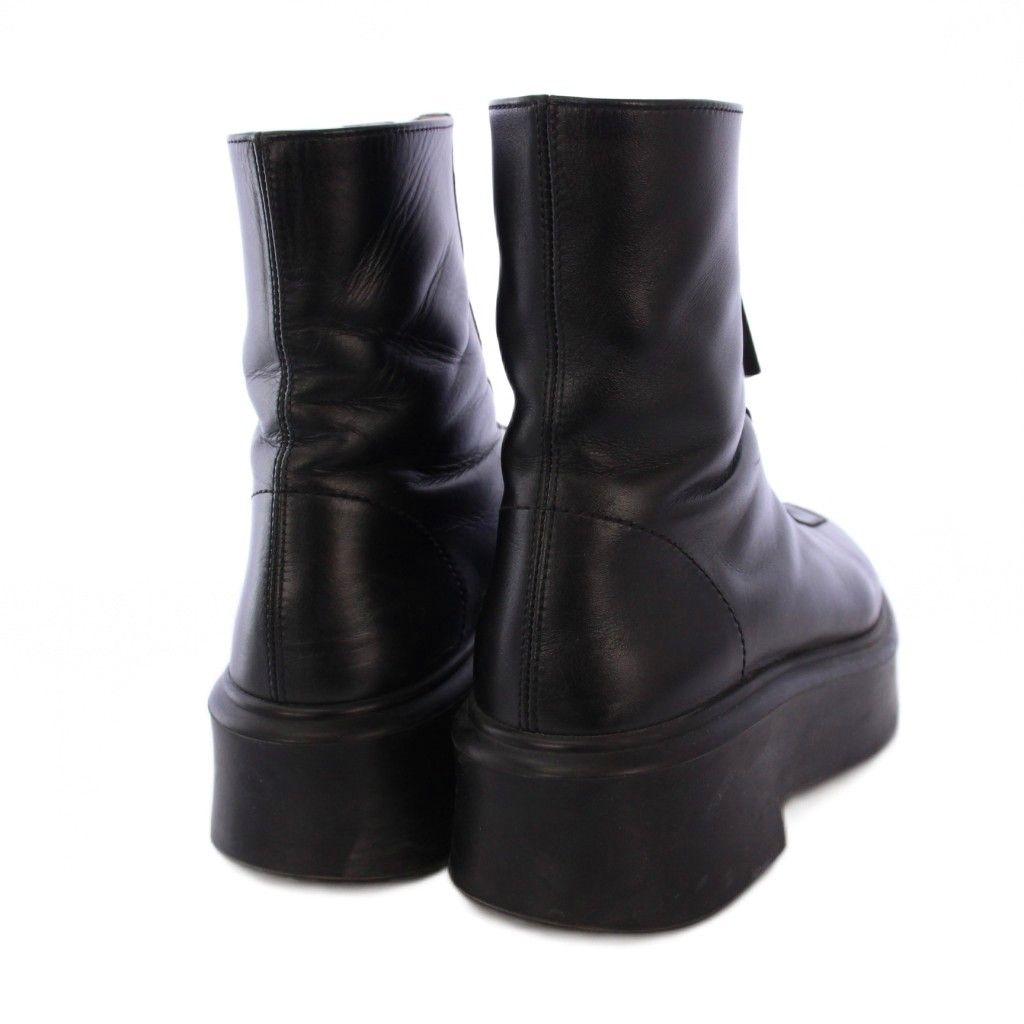 ザロウ THE ROW Zipped Boots ジップドブーツ ショートブーツ レザー