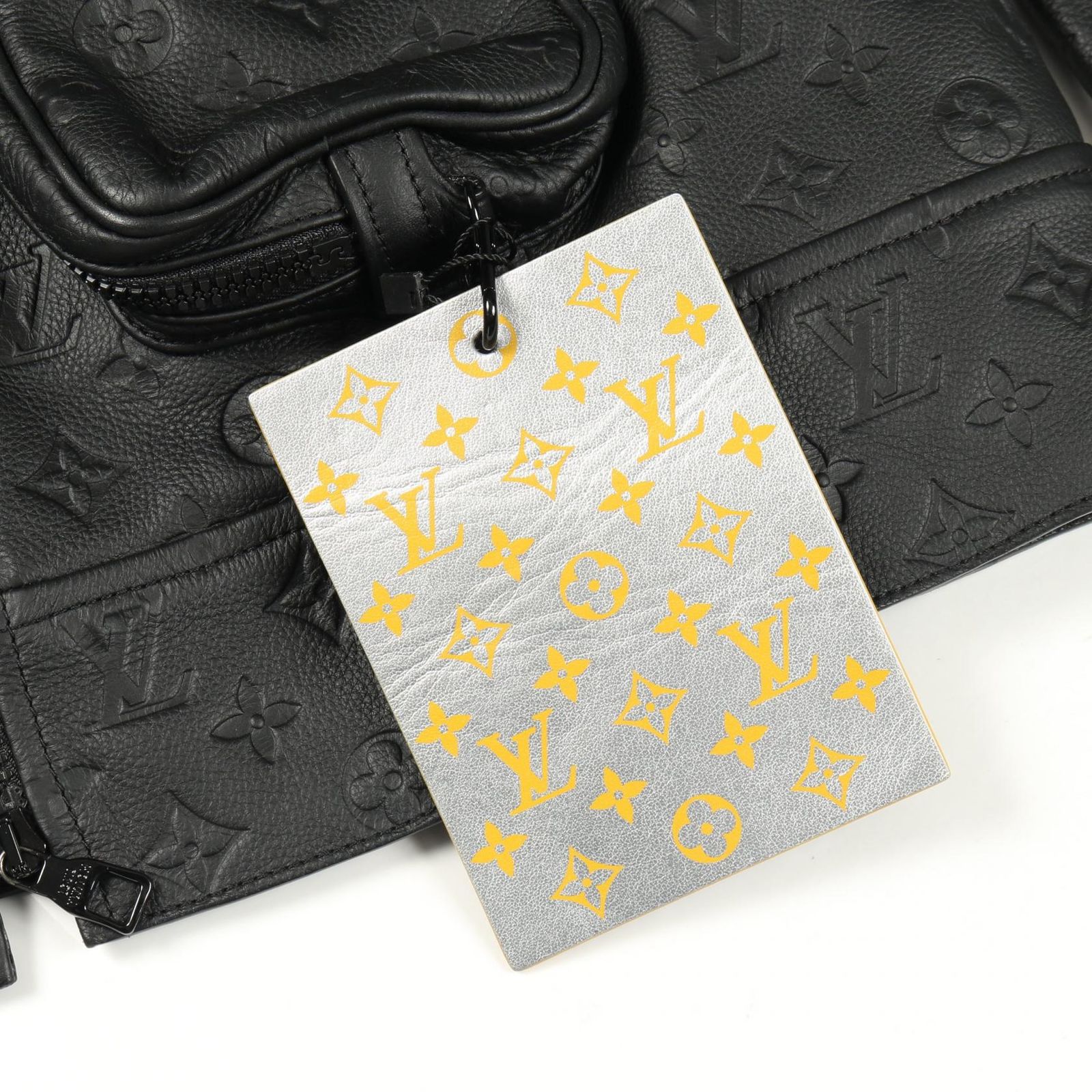 ルイ・ヴィトン LOUIS VUITTON 革ジャン モノグラムエンボス