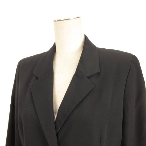 アニエスベー agnes b. ロング ジャケット ブラック 2 ブラック □FF