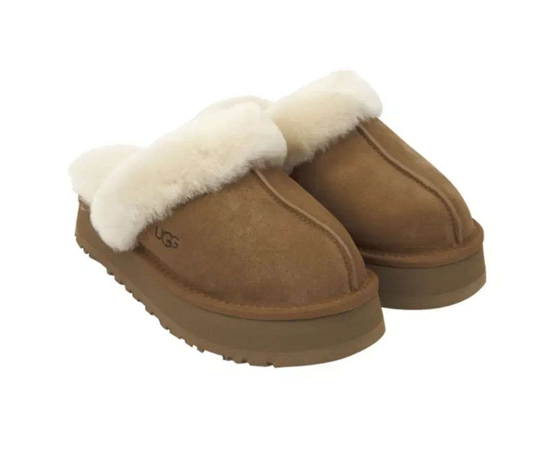 UGG アグ ファー KARA カラ スウェード フラットフォーム ディスケット