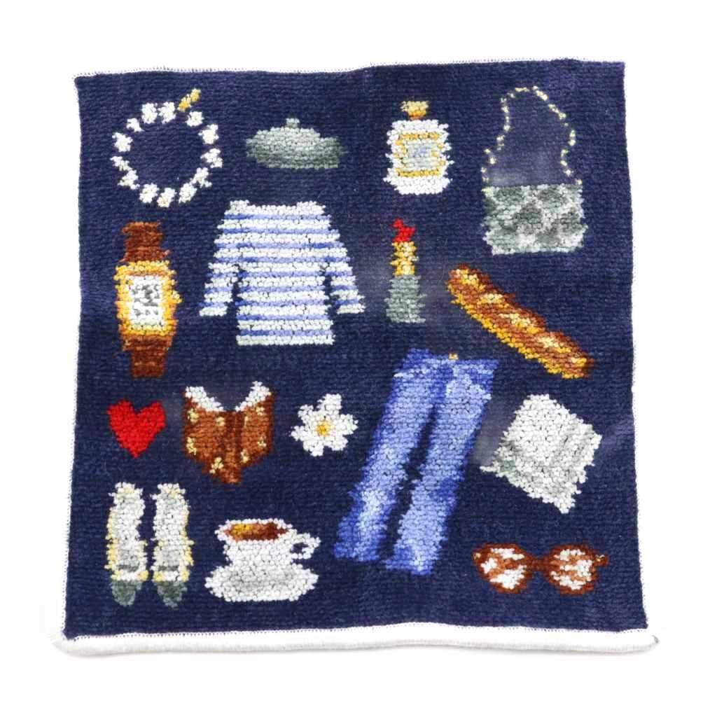 新品フェイラー イエナアンファンコラボ ボンジュールイエナ(ネイビー) フェイラー FEILER × イエナ アンファン IENA ENFANT ボンジュール