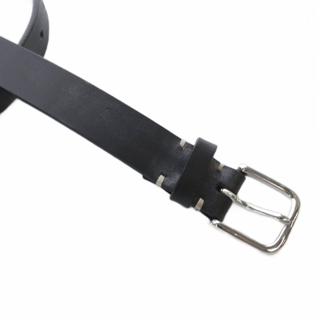 マーガレットハウエル MARGARET HOWELL ベルト ナロー レザー ブラック