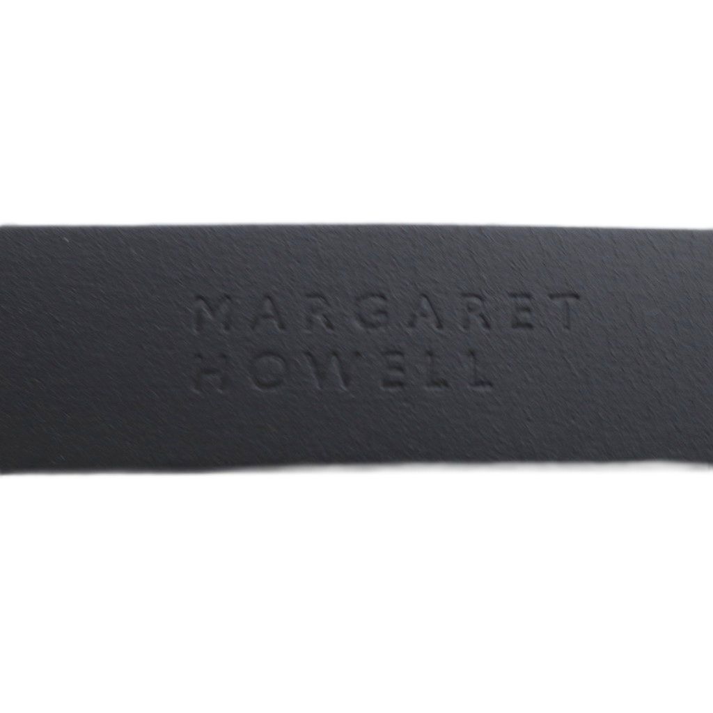 マーガレットハウエル MARGARET HOWELL ベルト ナロー レザー ブラック