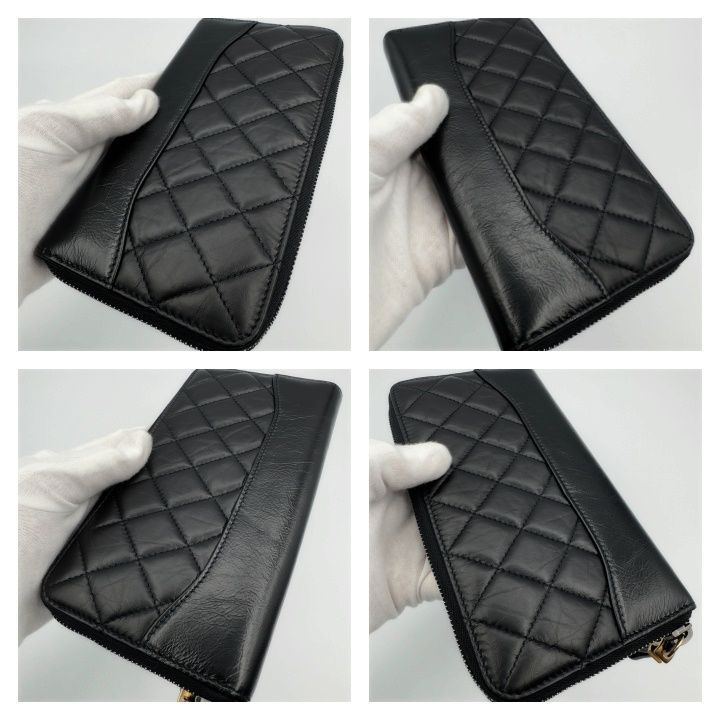 新品未使用　正規保証書　シャネル　マトラッセ　ガブリエル　ロングジップウォレット 新品未使用 正規保証書 シャネル マトラッセ ガブリエル ロングジップ