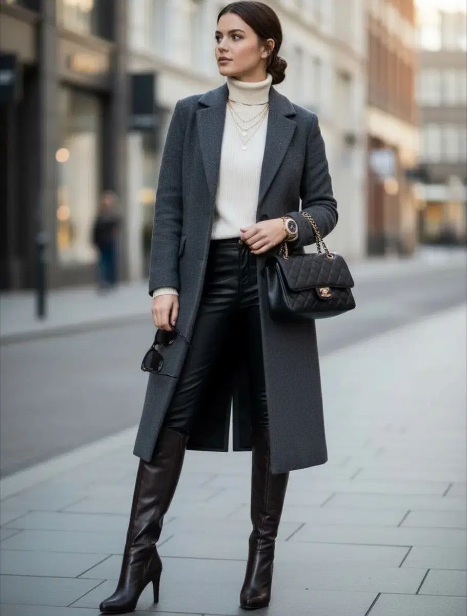 フセイン チャラヤン レディース ブーツ 37 1 2