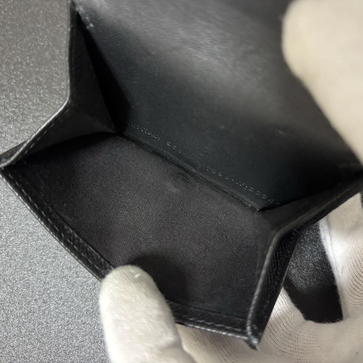 r45 BALENCIAGA バレンシアガ 三つ折り財布 ブラック コンパクト