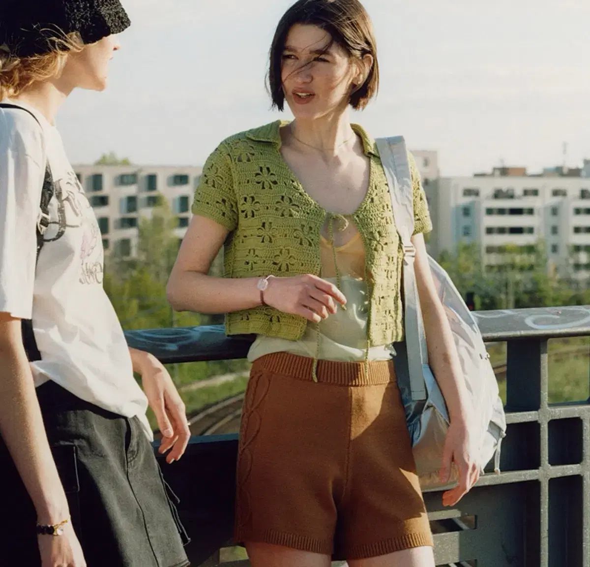 RAIVE ニット ショート パンツ F