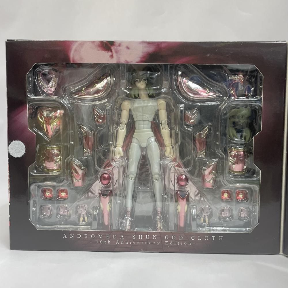 中古】二度貼り)聖闘士聖衣神話 アンドロメダ瞬 神聖衣 10th
