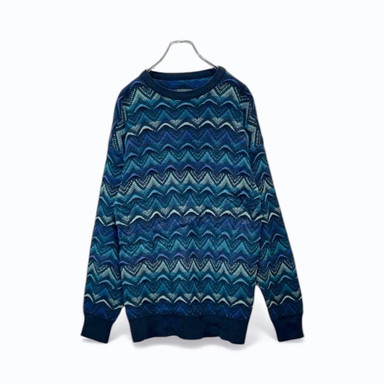 古着】3Dニット 90s ヴィンテージ - メルカリ