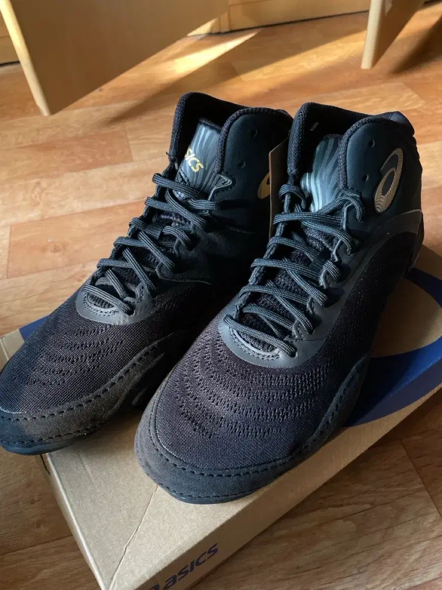 ブラック カラー asics アシックス レスリングシューズ 255