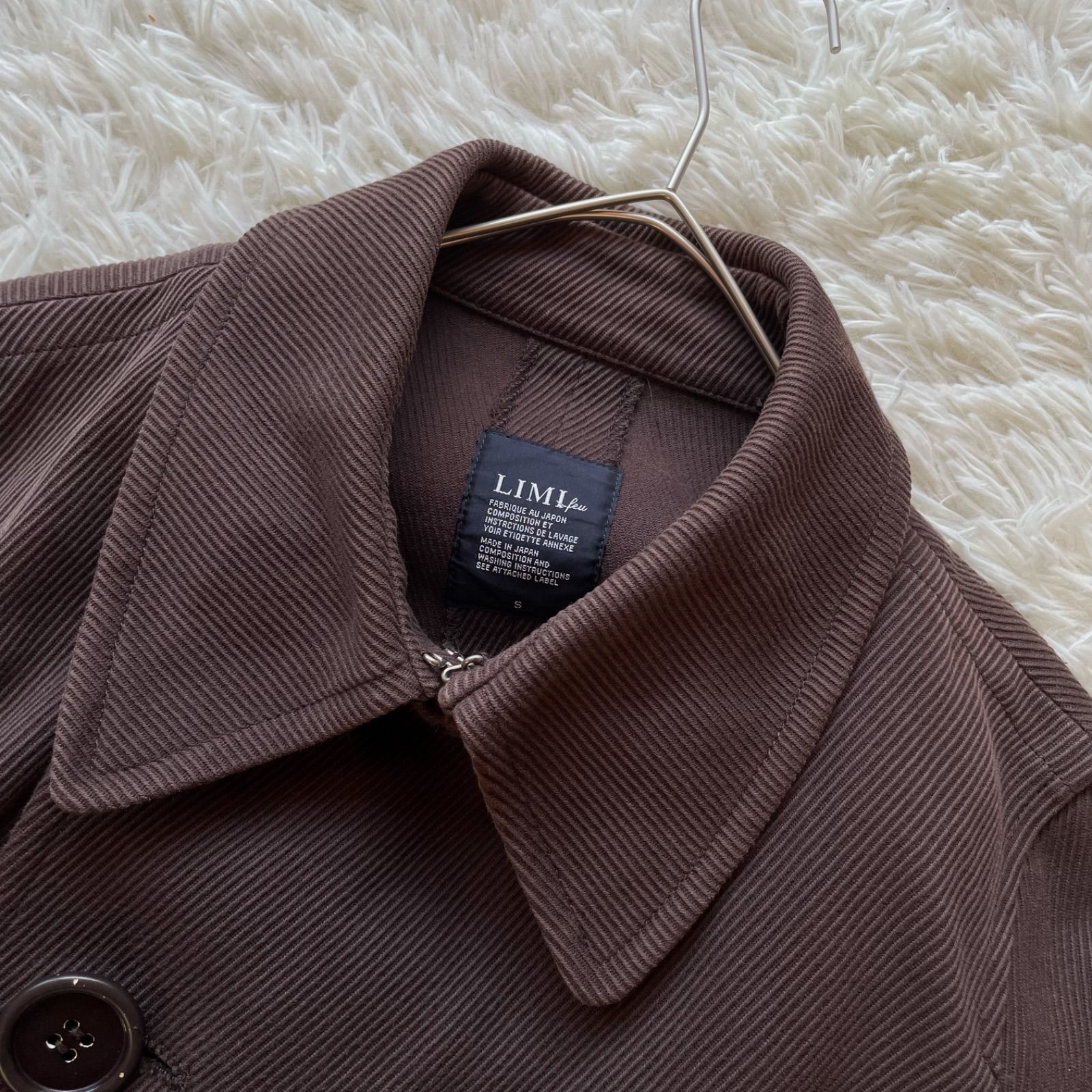 LIMI feu リミフゥ ヨウジヤマモト コットン Pコート ピーコート