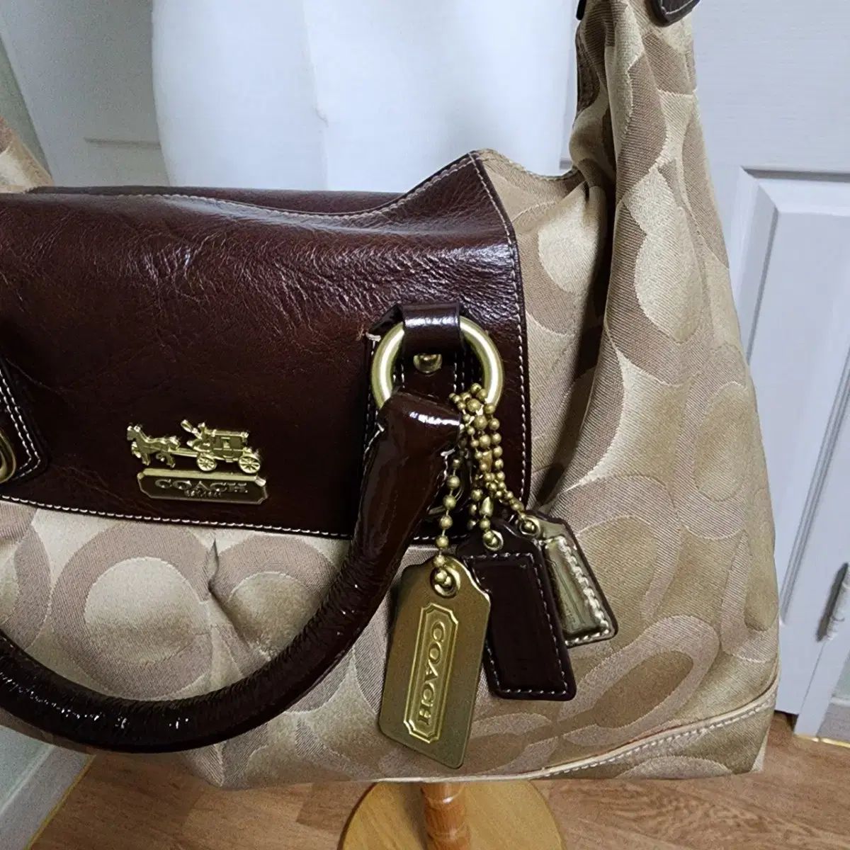 状態良し) COACH コレクション コーチ ショルダーバッグ 状態良