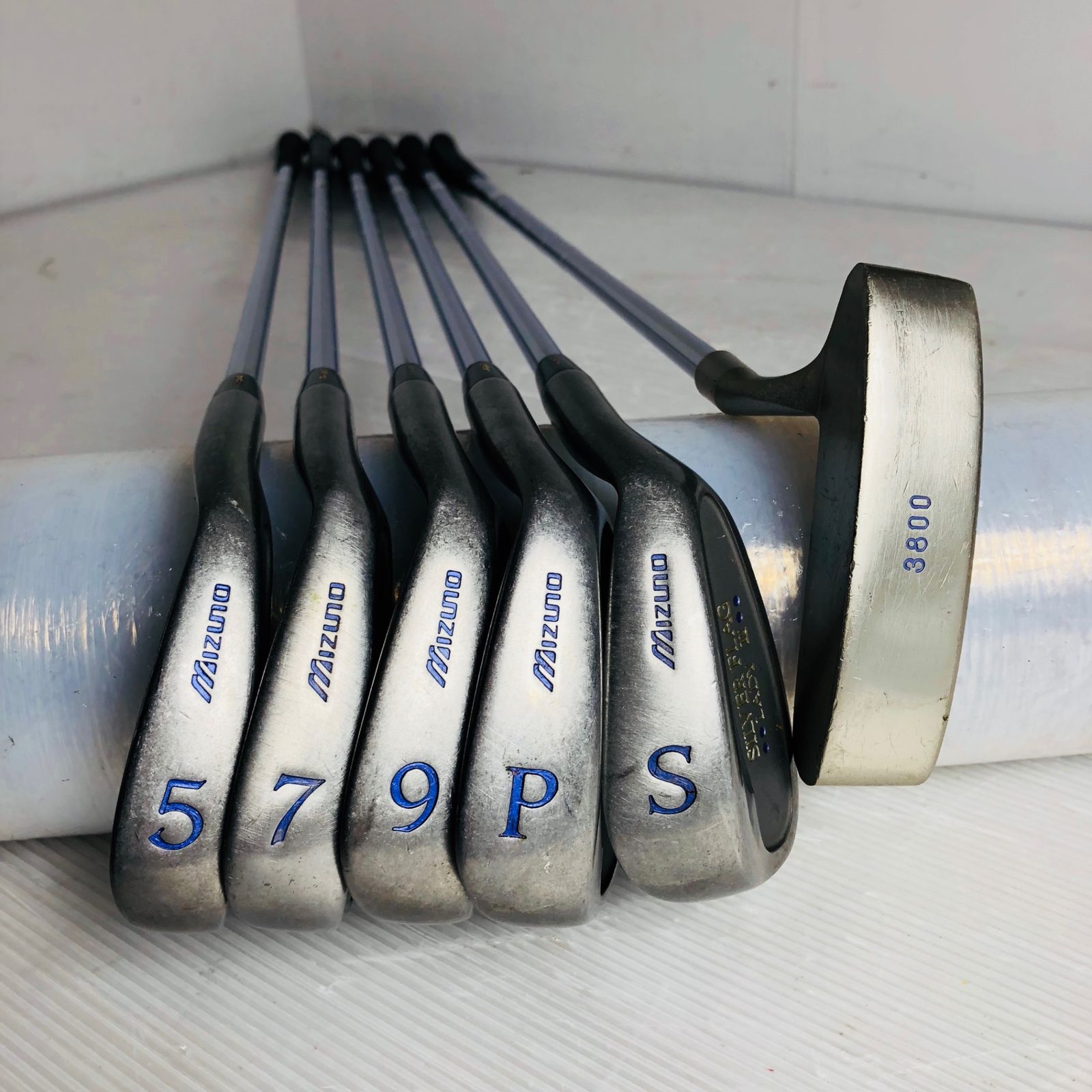 レディース MIZUNO ミズノ SILVER FLAG ゴルフ クラブ セット 初心者 入門 バッグ付き 右利き パター付 11 Y-22 スコアカード ジュニアゴルフ用品