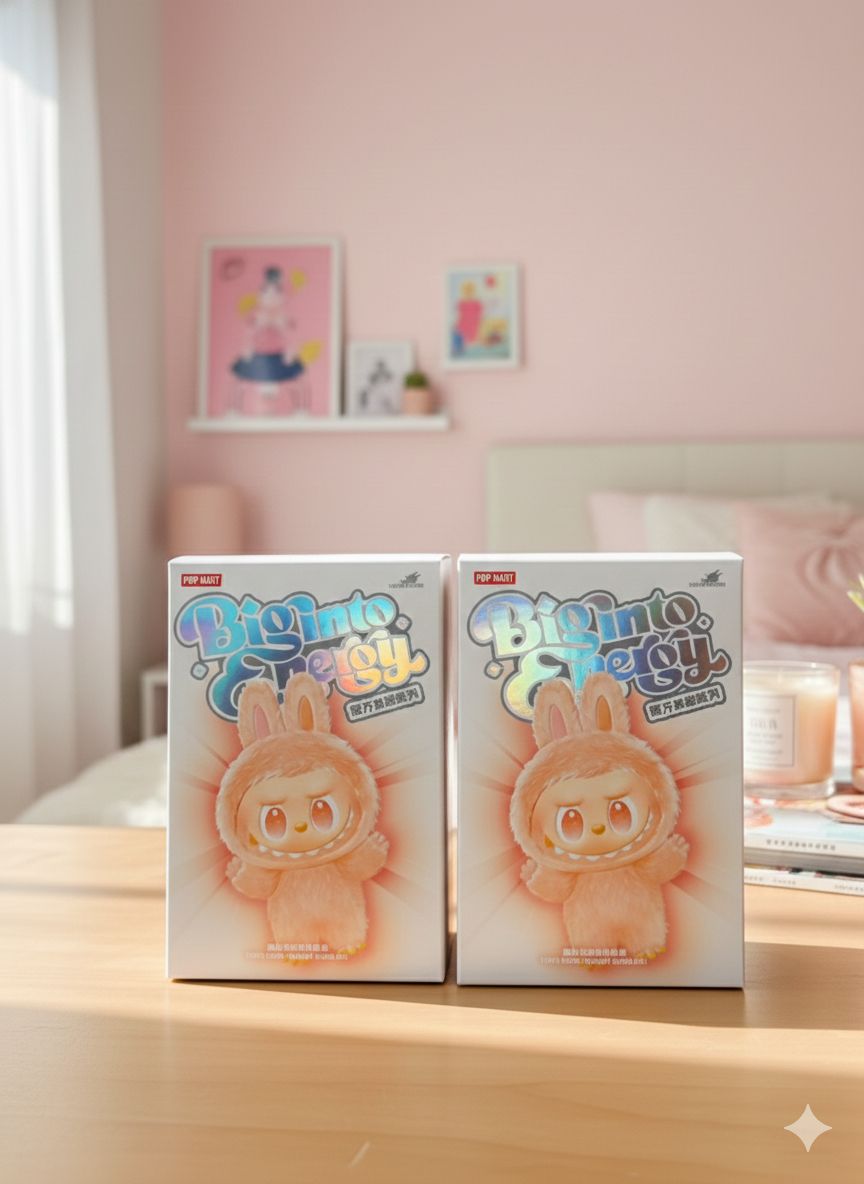 正規品・未開封】ラブブ Labubu Big into Energy 2ピース ポップマート