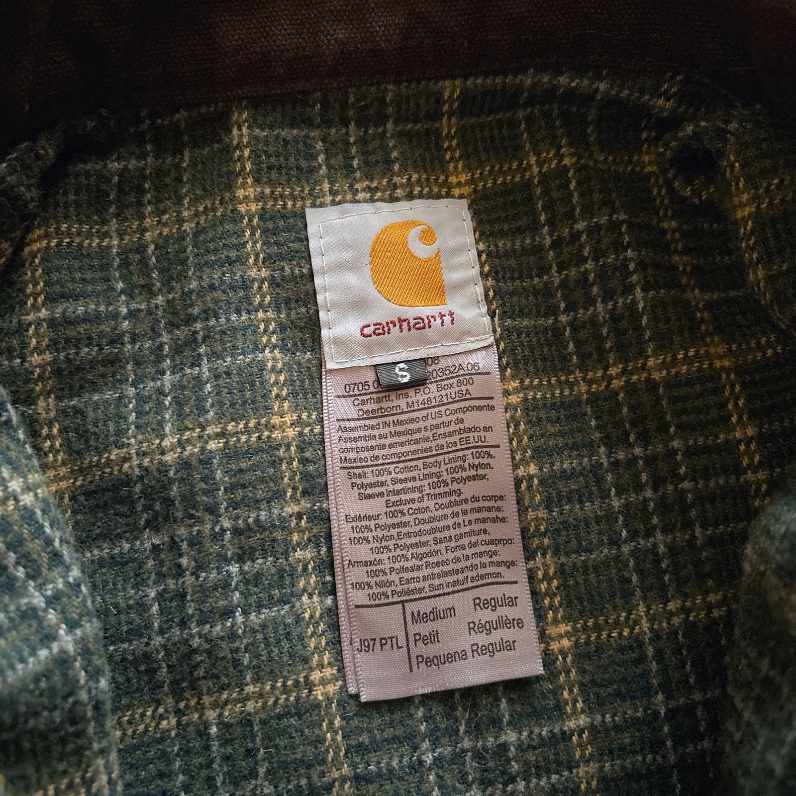 Carhartt カーハート デトロイトジャケット J97PTL MOS ダークグリーン