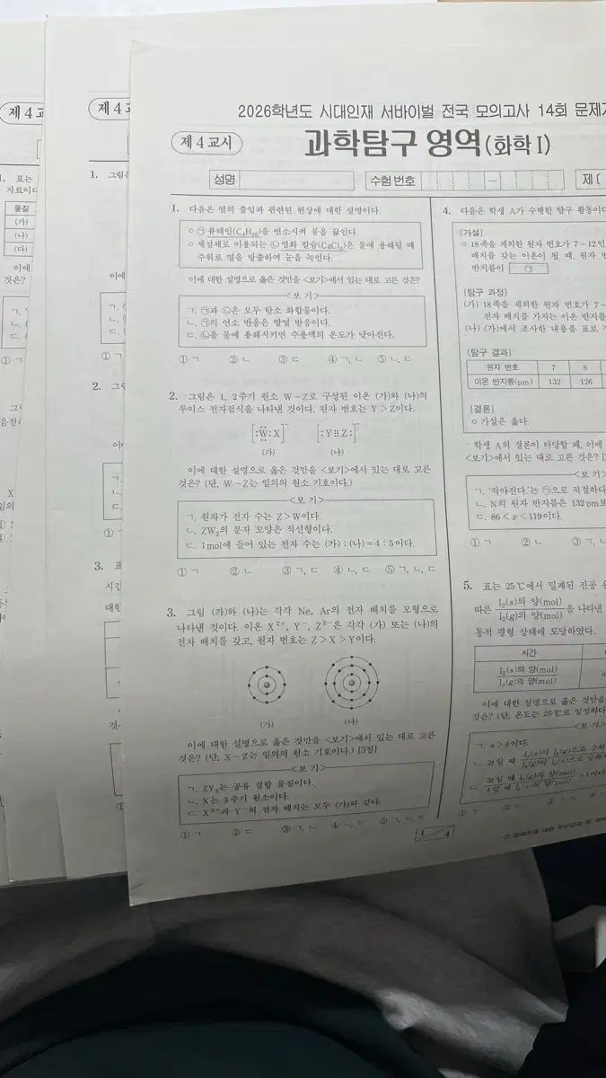2026 時代人材 サバイバル化学Ⅰ 15回分