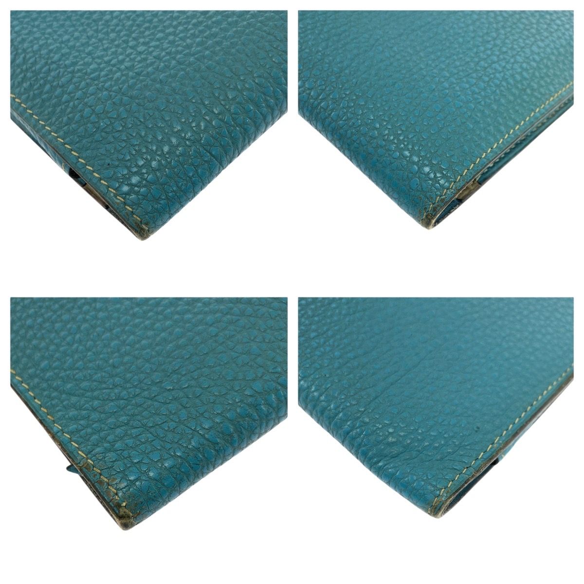 HERMES エルメス ドゴン GM ブルージーン ブルー シルバー金具 トゴ 長