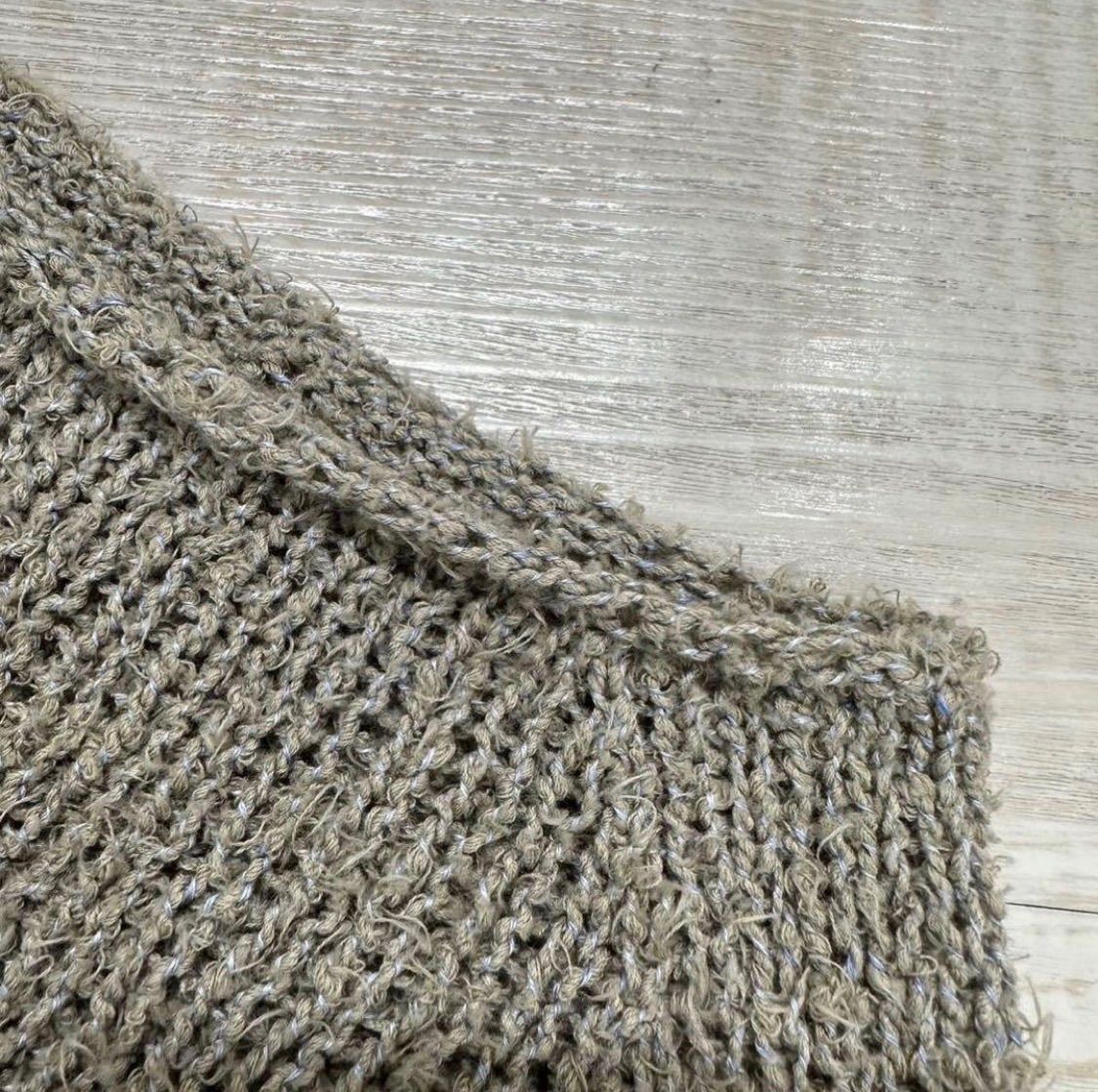 23ss 2023 JURGEN LEHL ヨーガンレール ひげ ローゲージ ニット プル