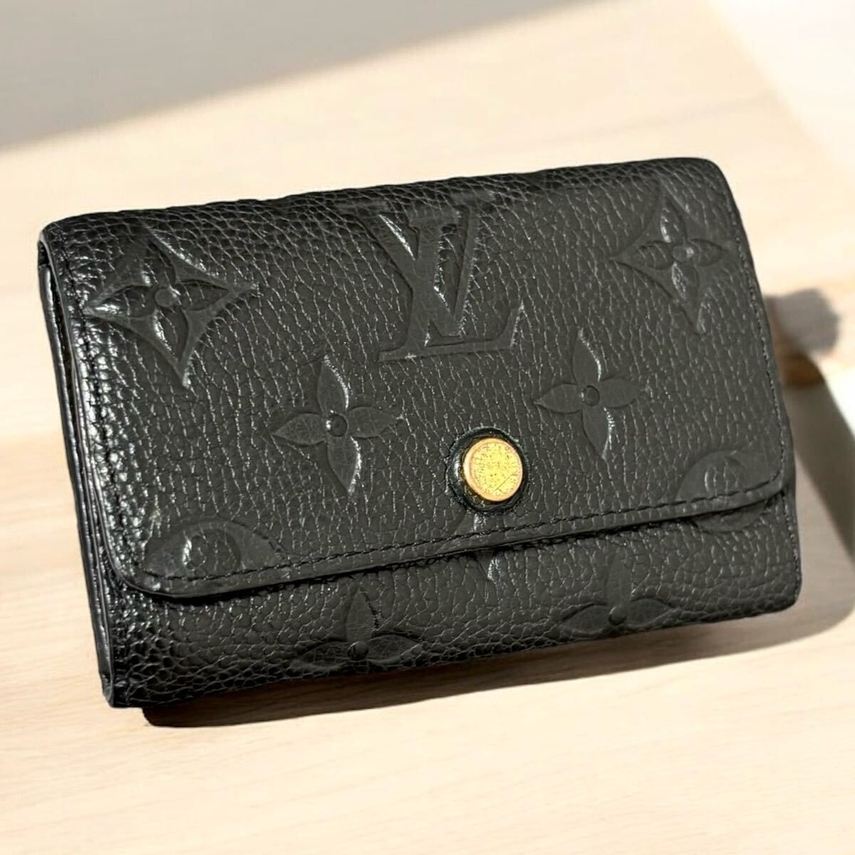 m 79 ミュルティクレ６ モノグラム アンプラント ブラック キーケース ルイヴィトン ノワール 黒 Louis Vuitton