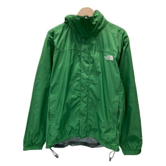 THE NORTH FACE ナイロンジャンパー マウンテンパーカー アウター フード収納 ワンポイント ブランドロゴ 刺しゅう アウトドア 古着