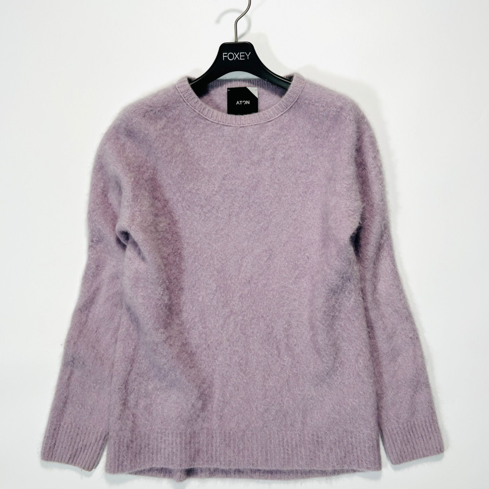 ATON エイトン カシミヤニット cashmere クルーネック プルオーバー 