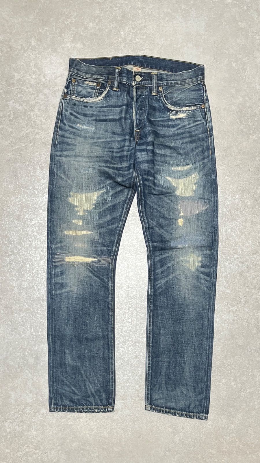 レア ジョニーデップ 来日着用 RRL ラルフローレン ダメージリペア