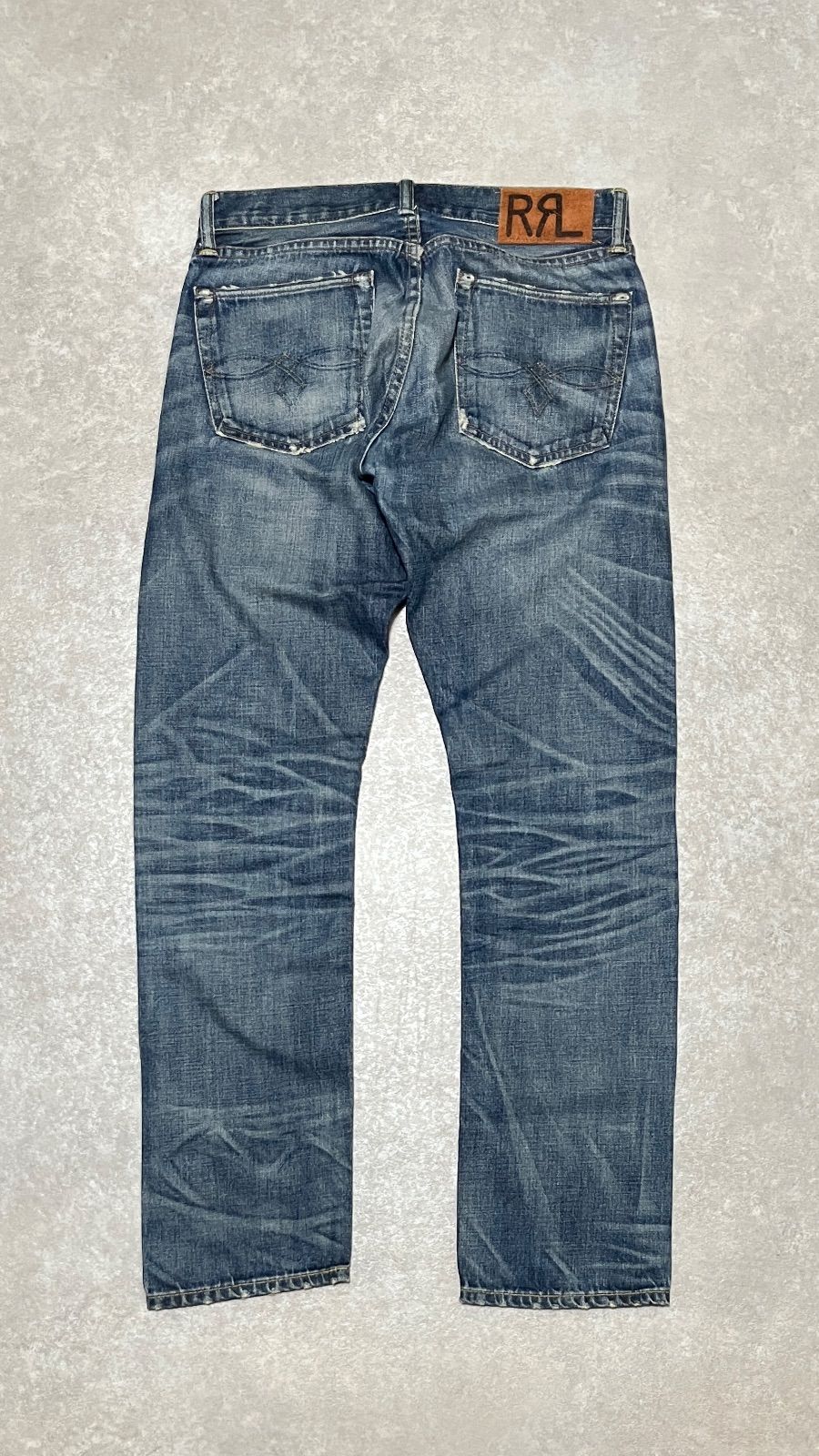 レア ジョニーデップ 来日着用 RRL ラルフローレン ダメージリペア