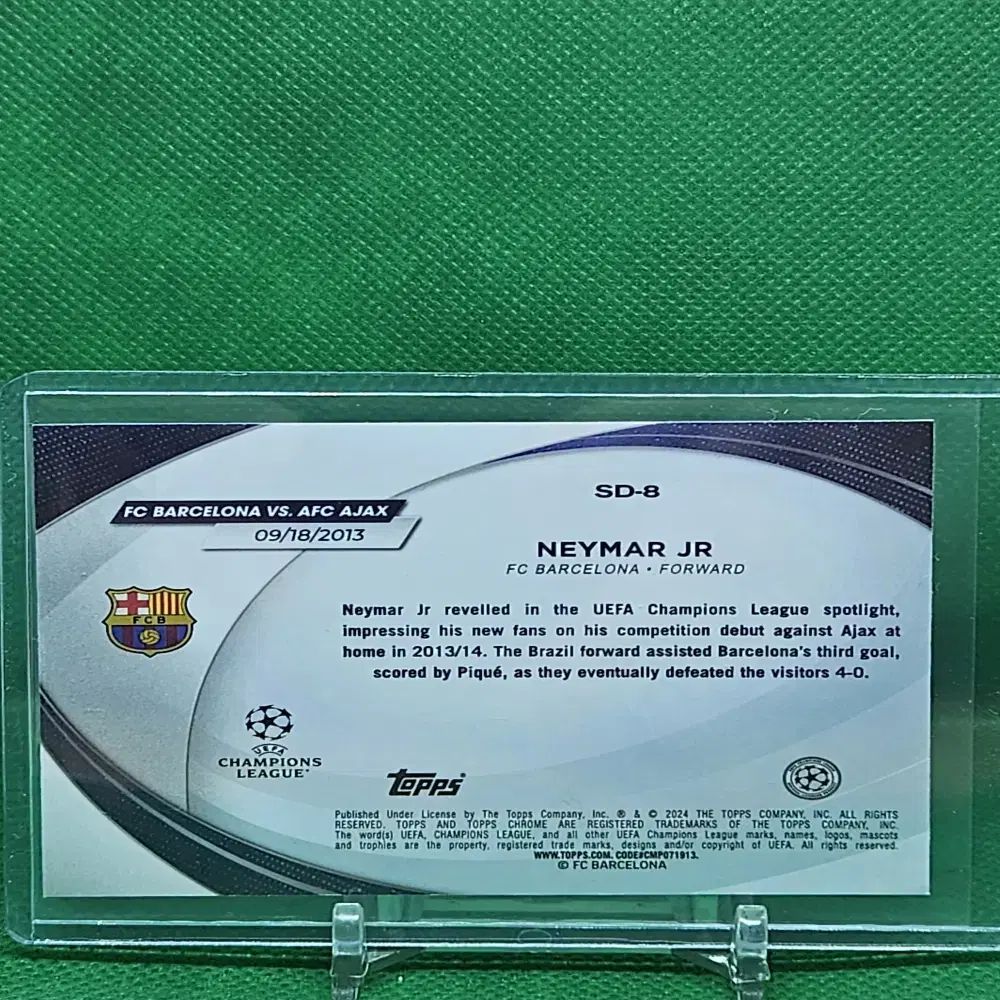 23-24 TOPPS トップス クロム UEFA ネイマール（バルセロナ） スター