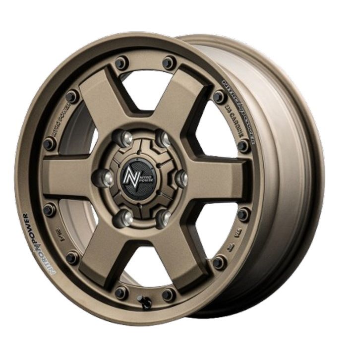 ホイール4本セット 16インチ 6 5 J 38 H 139 7 NITRO POWER M CARBINE ダークブロンズ