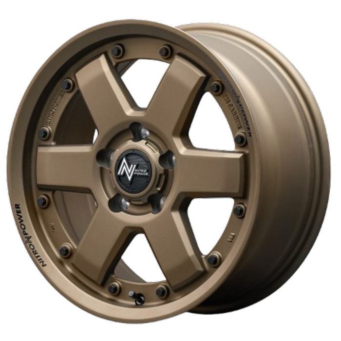 ホイール4本セット 16インチ 7 J 40 5 H 114 3 NITRO POWER M 6 CARBINE ダークブロンズ
