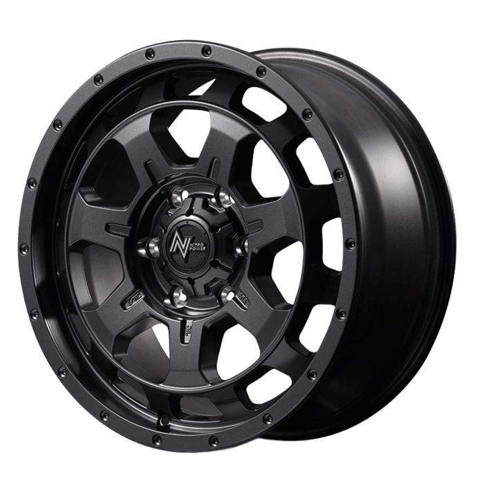 ホイール4本セット 18インチ 8 J 55 6 H 139 7 NITRO POWER M PHALANX バレルブラック