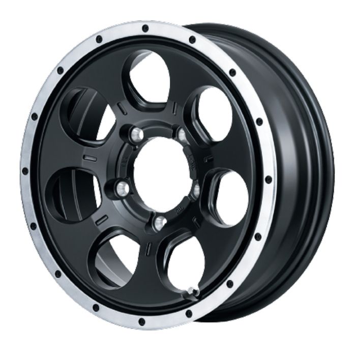 ホイール4本セット 16インチ 5 J 22 H 139 7 ROADMAX WO セミグロスブラック フランジDC