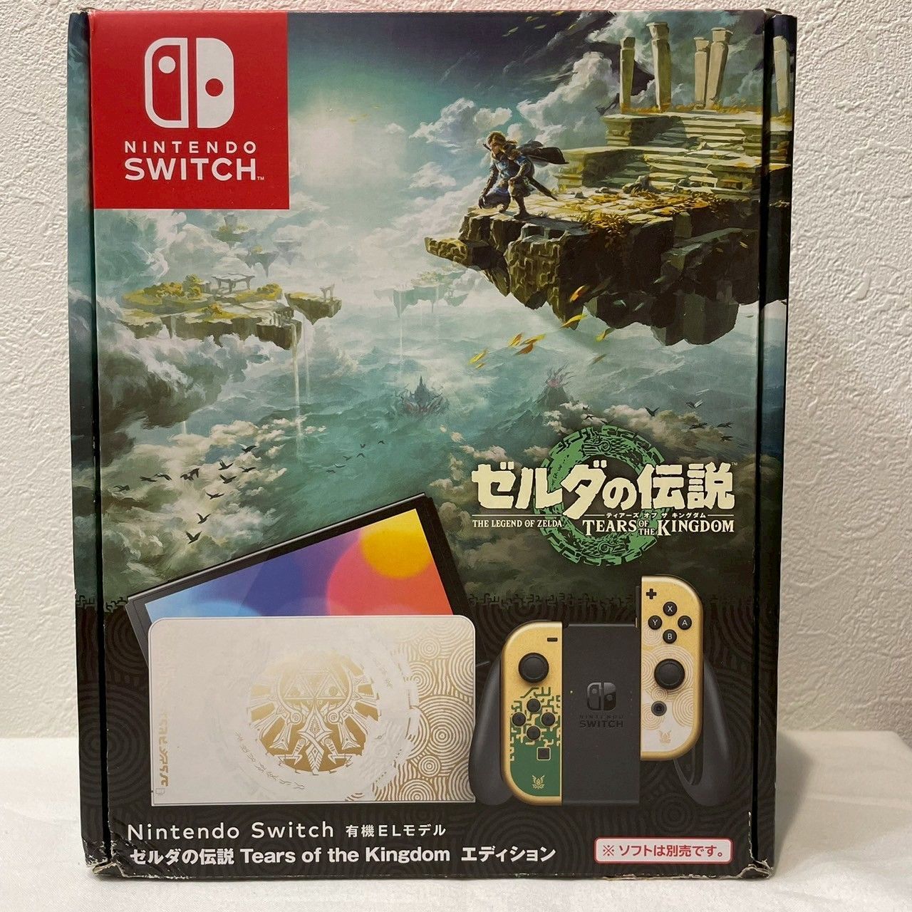 有機EL Nintendo Switch ゼルダの伝説 TotK エディション 属品完備 No.4764