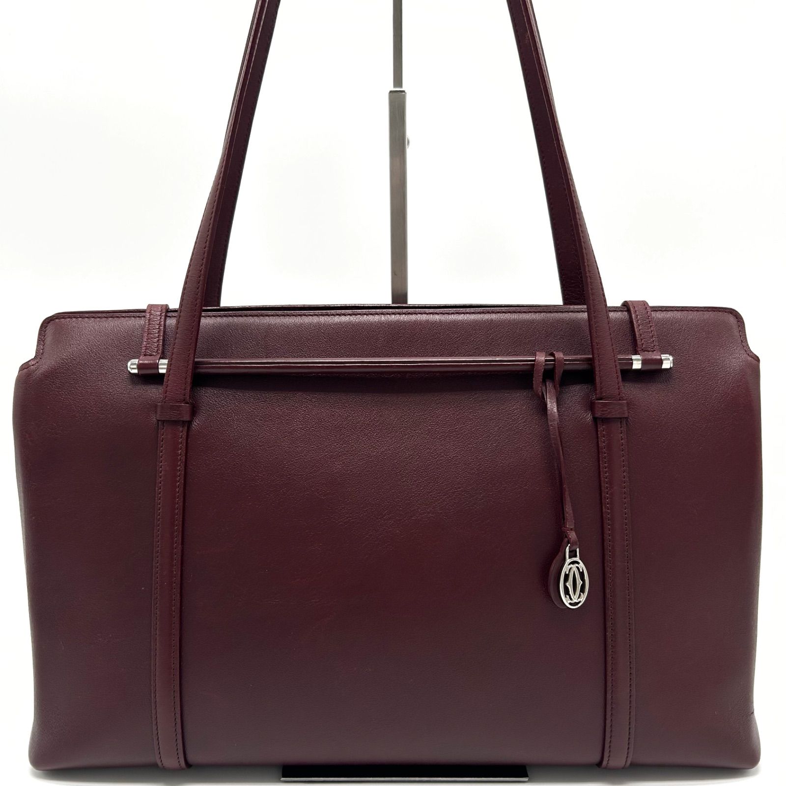 ◎極美品 Cartier カルティエ カボション トートバック 肩掛け ハンド