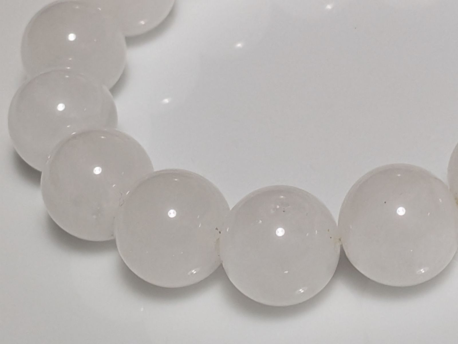  パワーストーン 天然石 アゼツライト 13 mm 15 cm No 538 その他 美術品 アンティーク コレクション