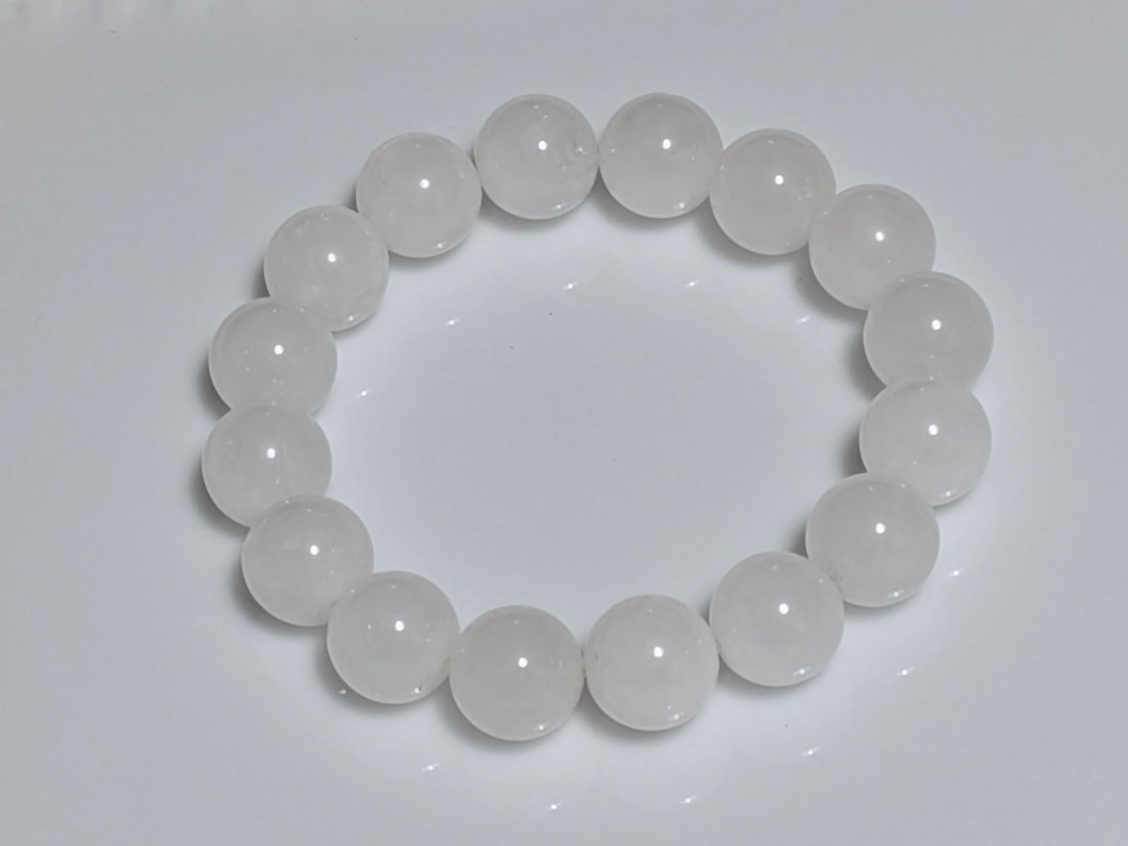 パワーストーン 天然石 アゼツライト 13 mm 15 cm No 538