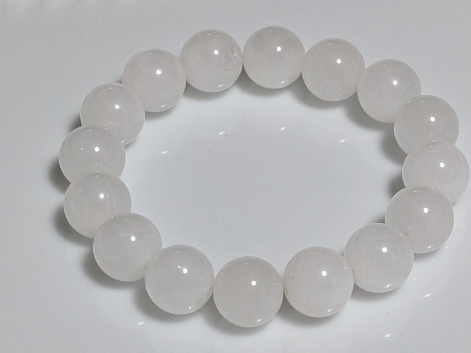 パワーストーン 天然石 アゼツライト 13 mm 15 cm No 538